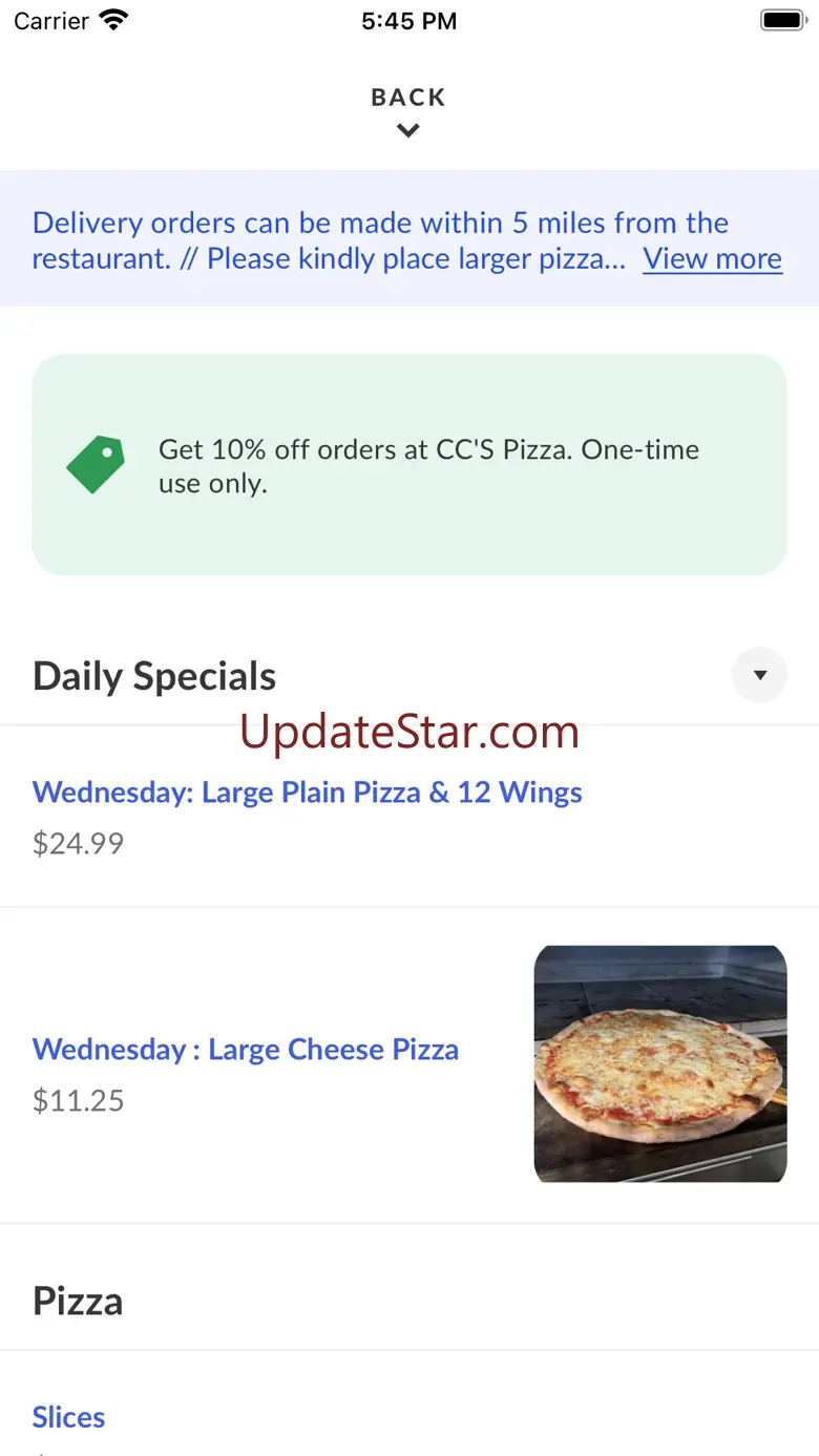 CC's Pizza To Go 3.24.0