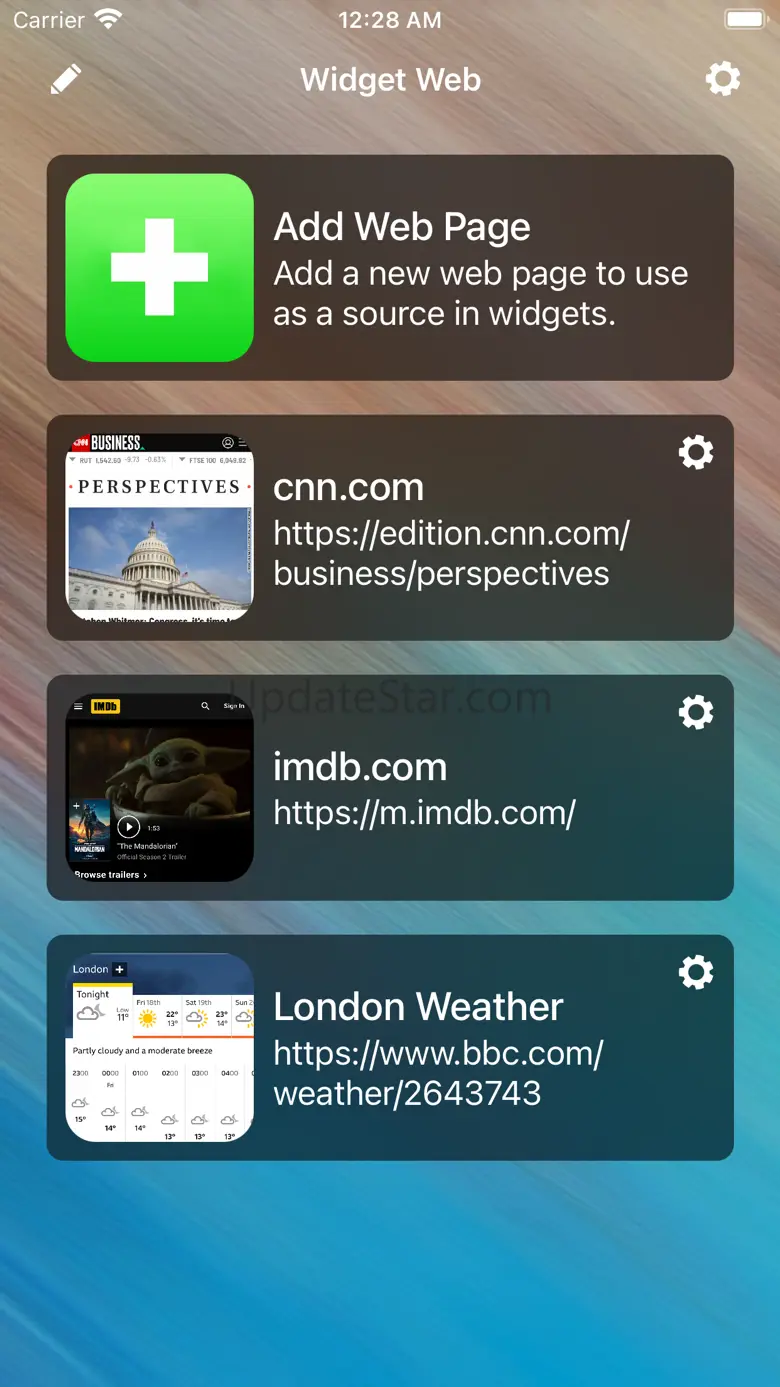 Widget Web 7.1