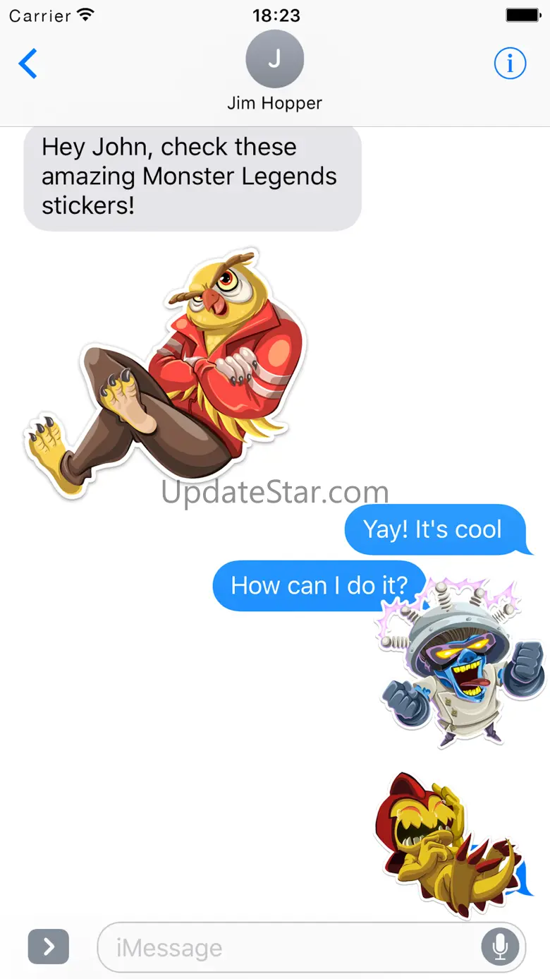 Monster Legends Stickers 1.2