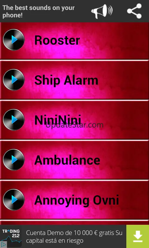 Loud alarm sounds 3.2.0