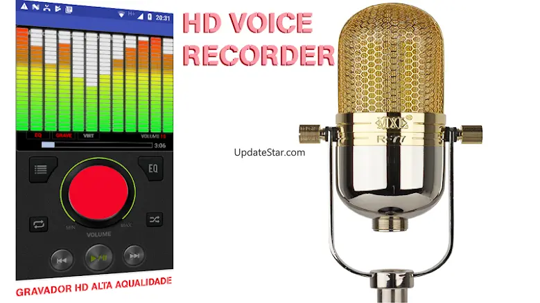 Gravador Voz Alta Qualidade HQ 5.0.0
