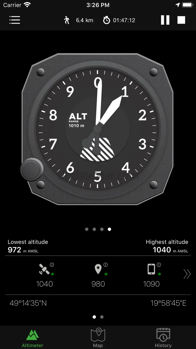 GPS Altimeter - Altitude & Map 3.0