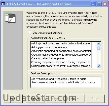 4TOPS Access to Excel Mail Merge XP/03 5.0