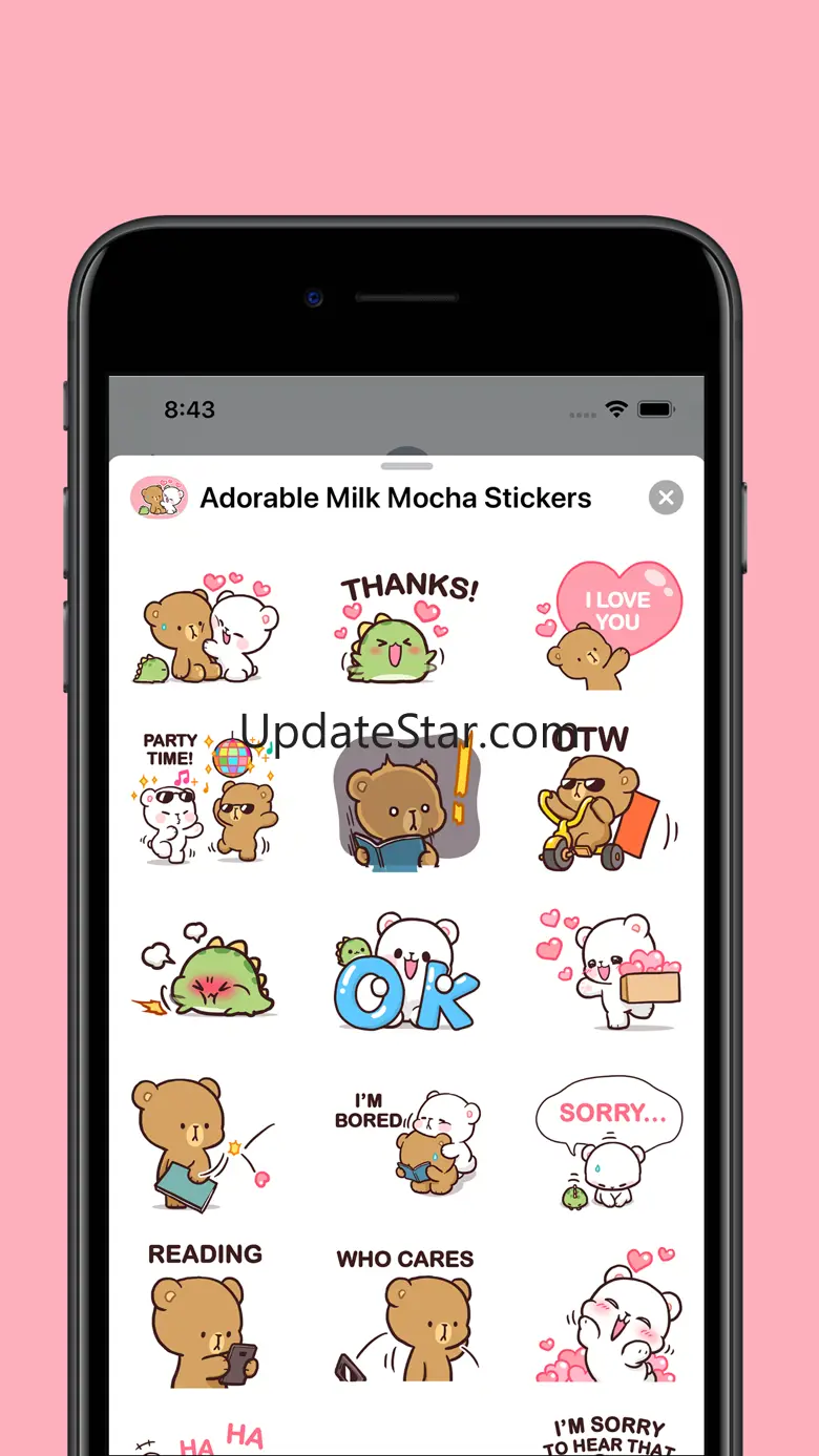 Adorable Milk Mocha Stickers 1.0