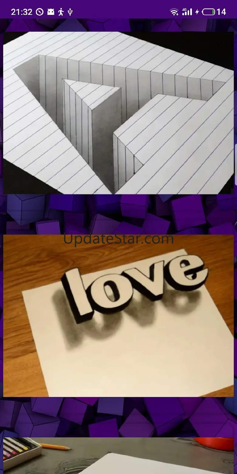 How to draw 3d step by step 1.7