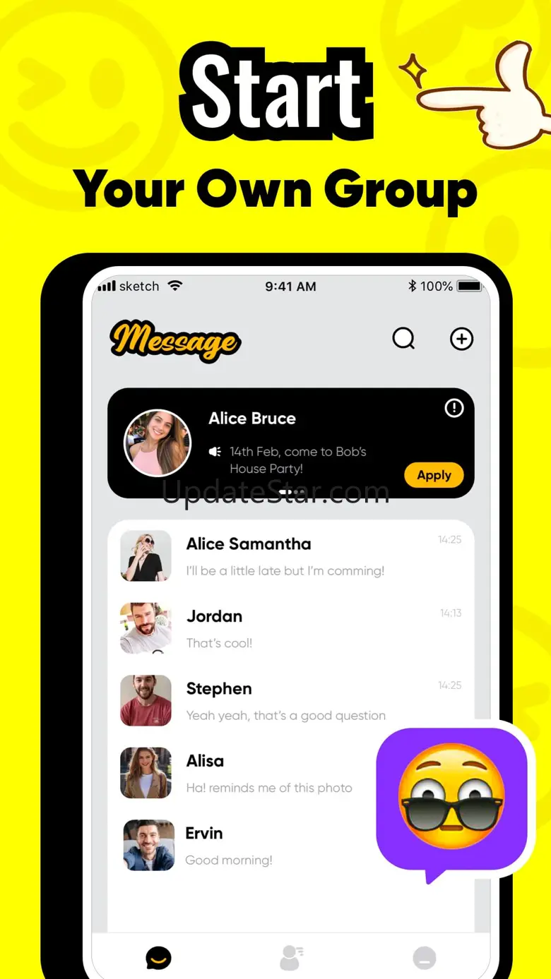 Sup: group chat 1.0.9