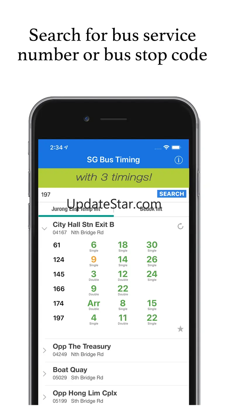 SG Bus Timing App v2.3