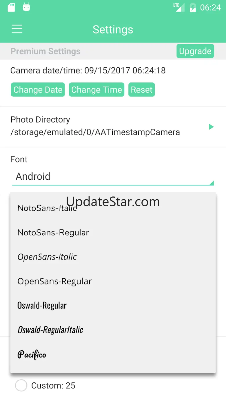 Camera Timestamp 3.75