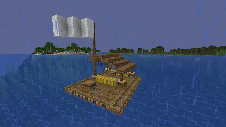 RAFT Mod MCPE Map 7.0.1