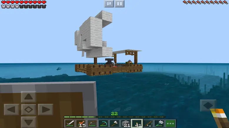 RAFT Mod MCPE Map 7.0.1