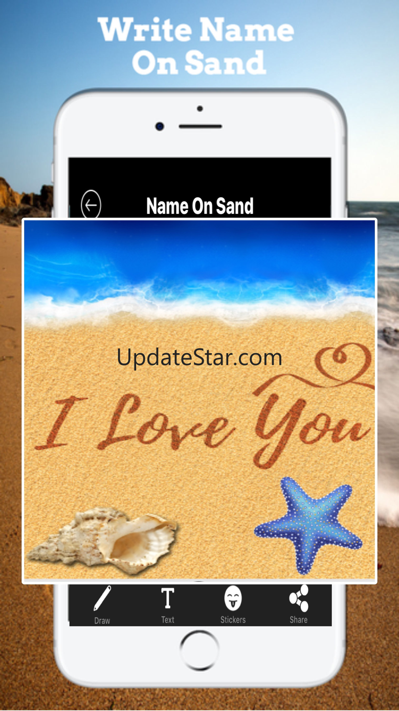 Write Name on Sand – Name Art 1.2
