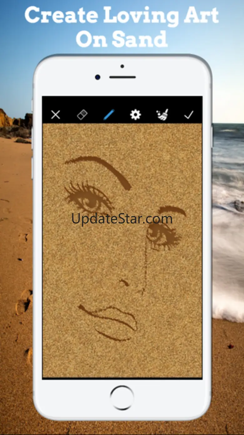 Write Name on Sand – Name Art 1.2