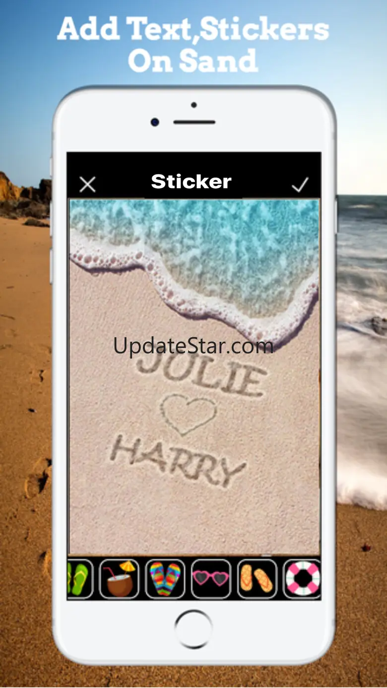Write Name on Sand – Name Art 1.2