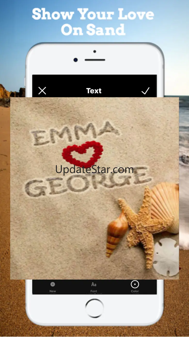 Write Name on Sand – Name Art 1.2