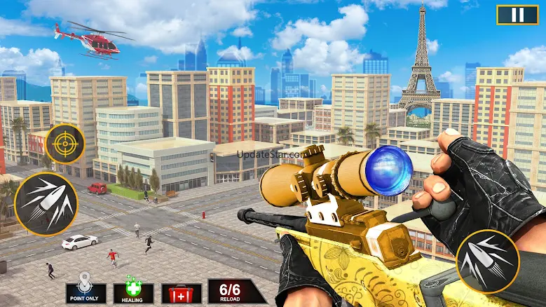 Banduk Game - Sniper Gun Games 3.5