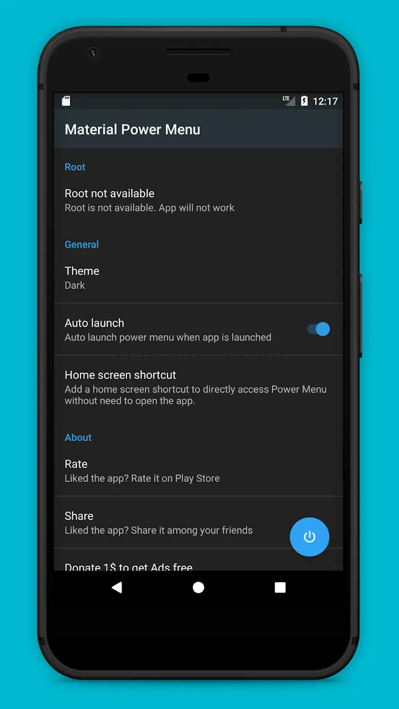 Power Button Menu - Quick Rebo 1.0.5
