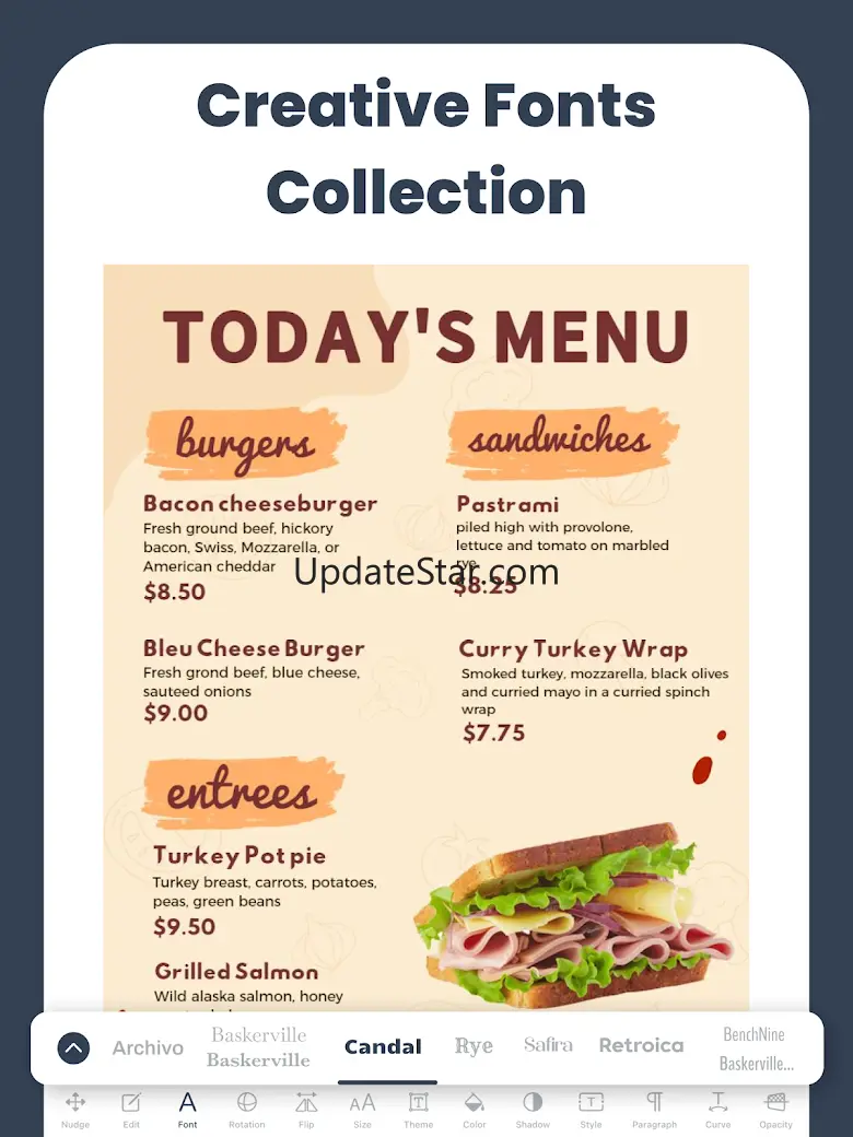 Menu Maker, Price List Maker 1.34