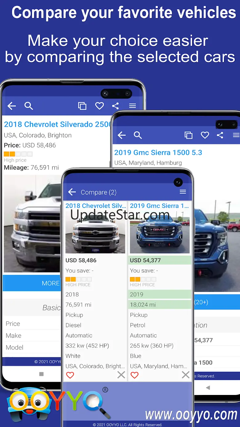 Car comparison engine – OOYYO 2.0.17