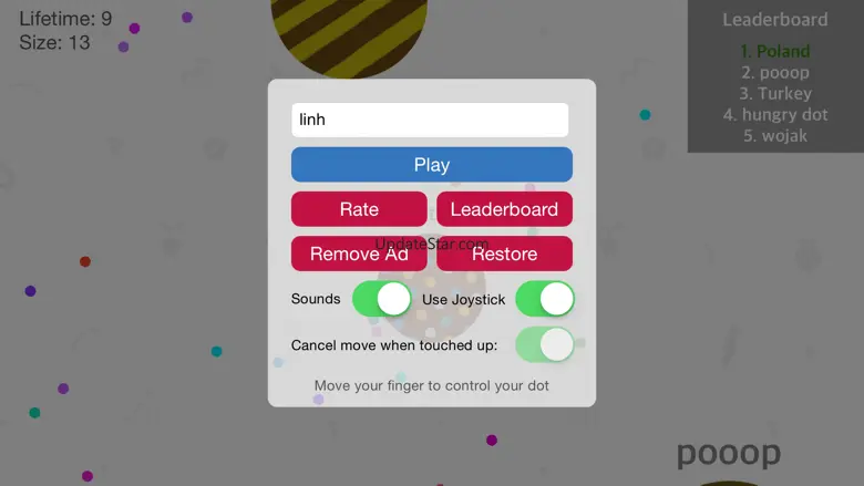 Crazy Dot Party: the kingdoms of dots ~ paradise of trivia game in blob.io version 1.1