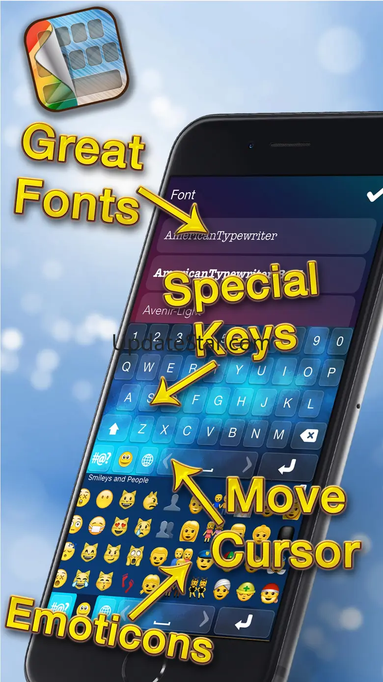 Ultimate Keyboard Themes – Customize Cool Key.boards with Color Text Fonts for iPhone 1.0