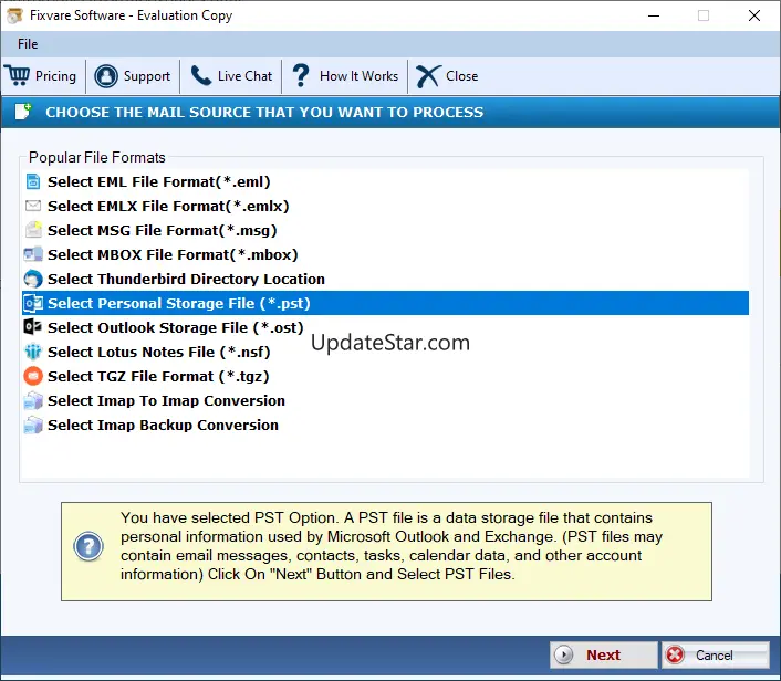 FixVare PST to PDF Converter 2.0