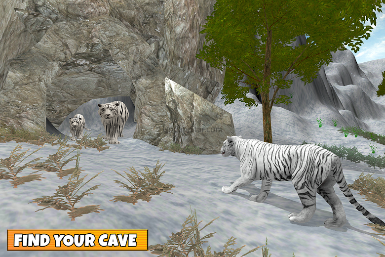 Snow Tiger Game Family Survive 3.11