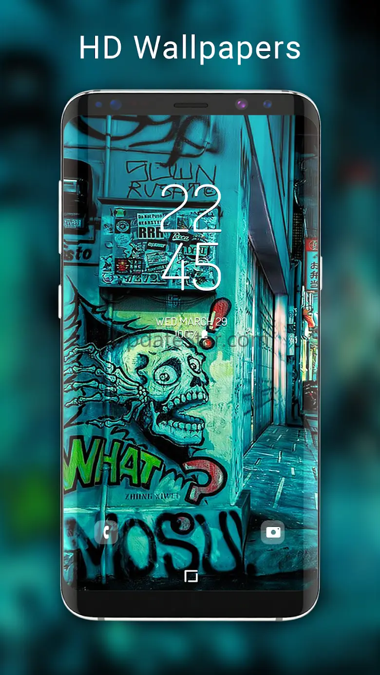 Graffiti colourful SMS theme 7.0.83