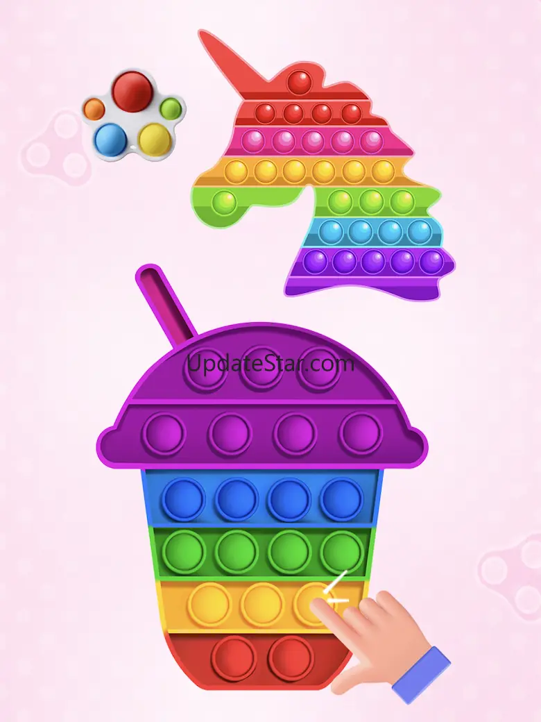 Glitter Pop It Coloring Game 2.2