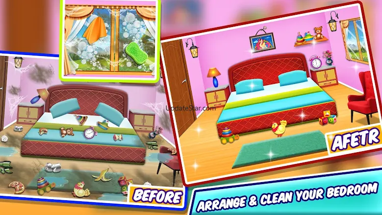 Girl Family House Cleaning 1.7