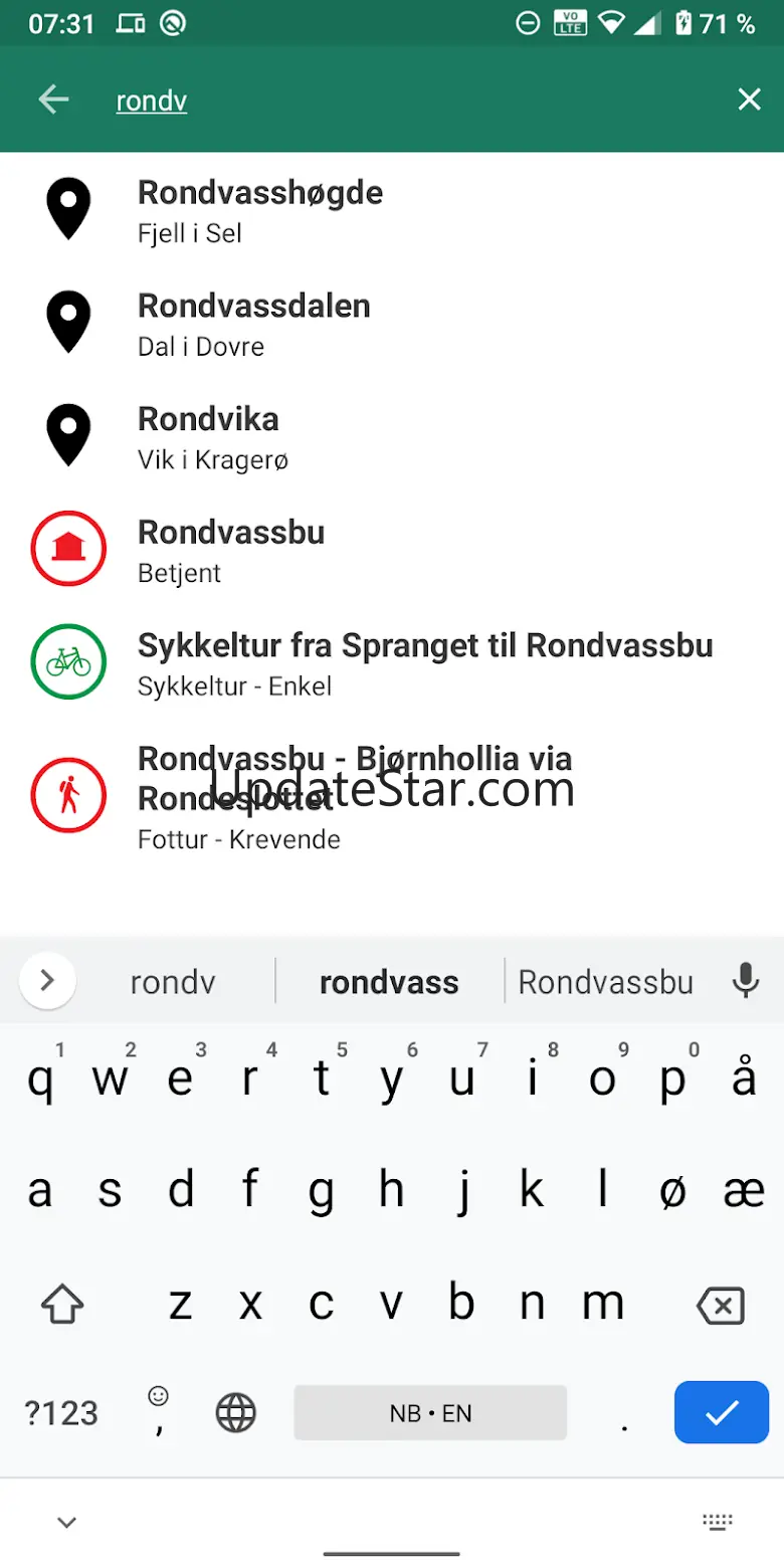 UT - hele Norges turplanlegger 3.6.9