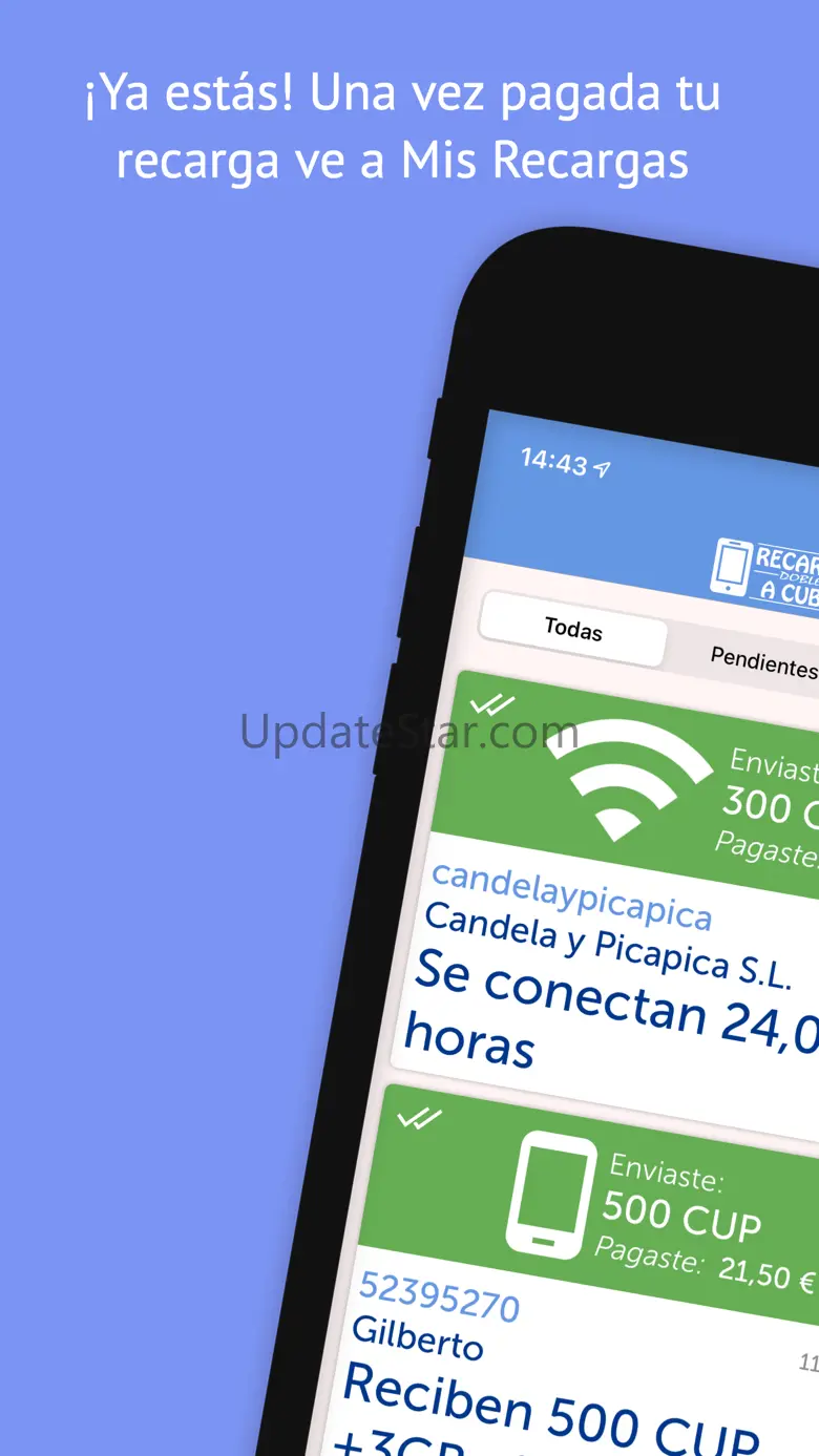 Recarga DOBLE a Cuba 3.0.8