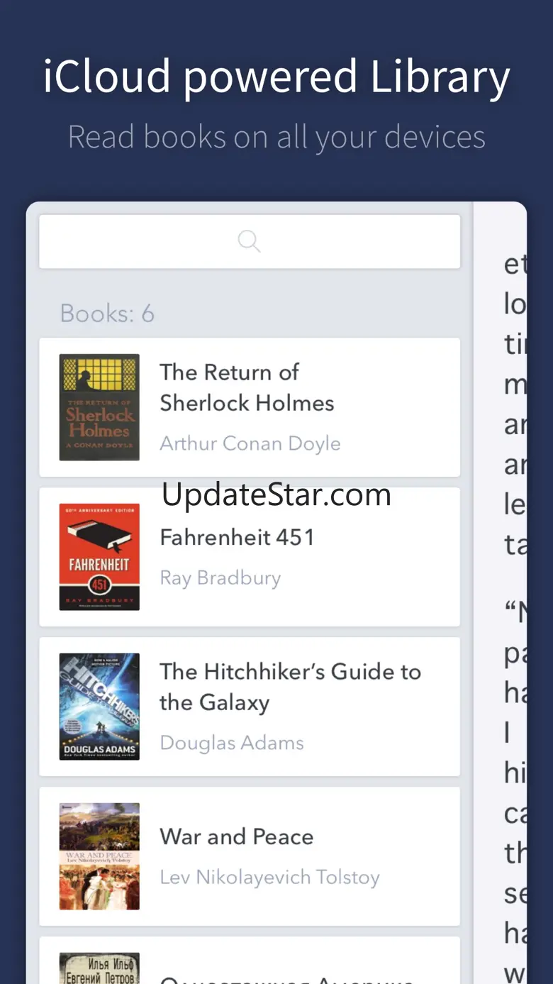 Delta. Modern ebook reader 1.5