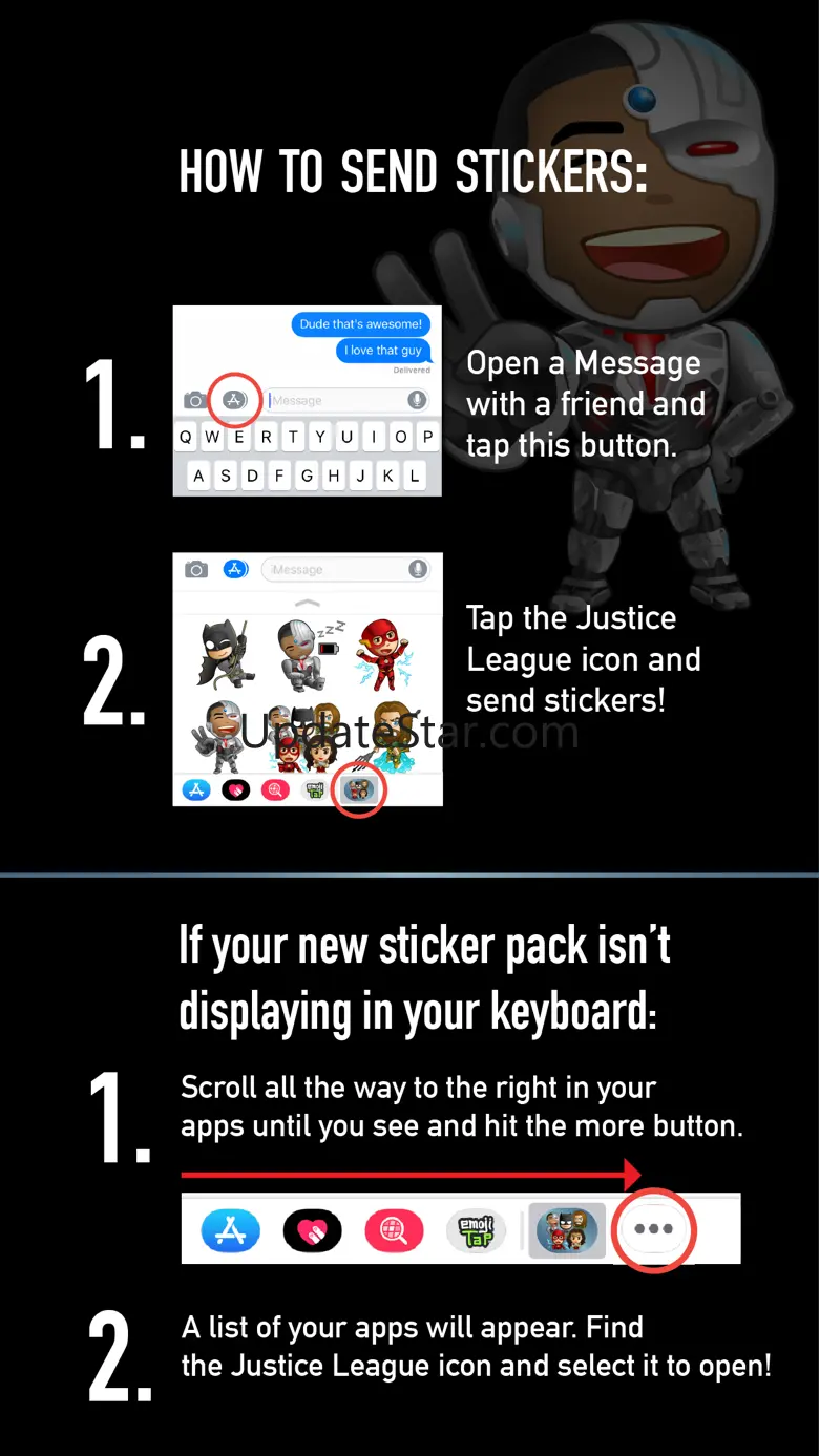 Justice League - Stickers 1.1
