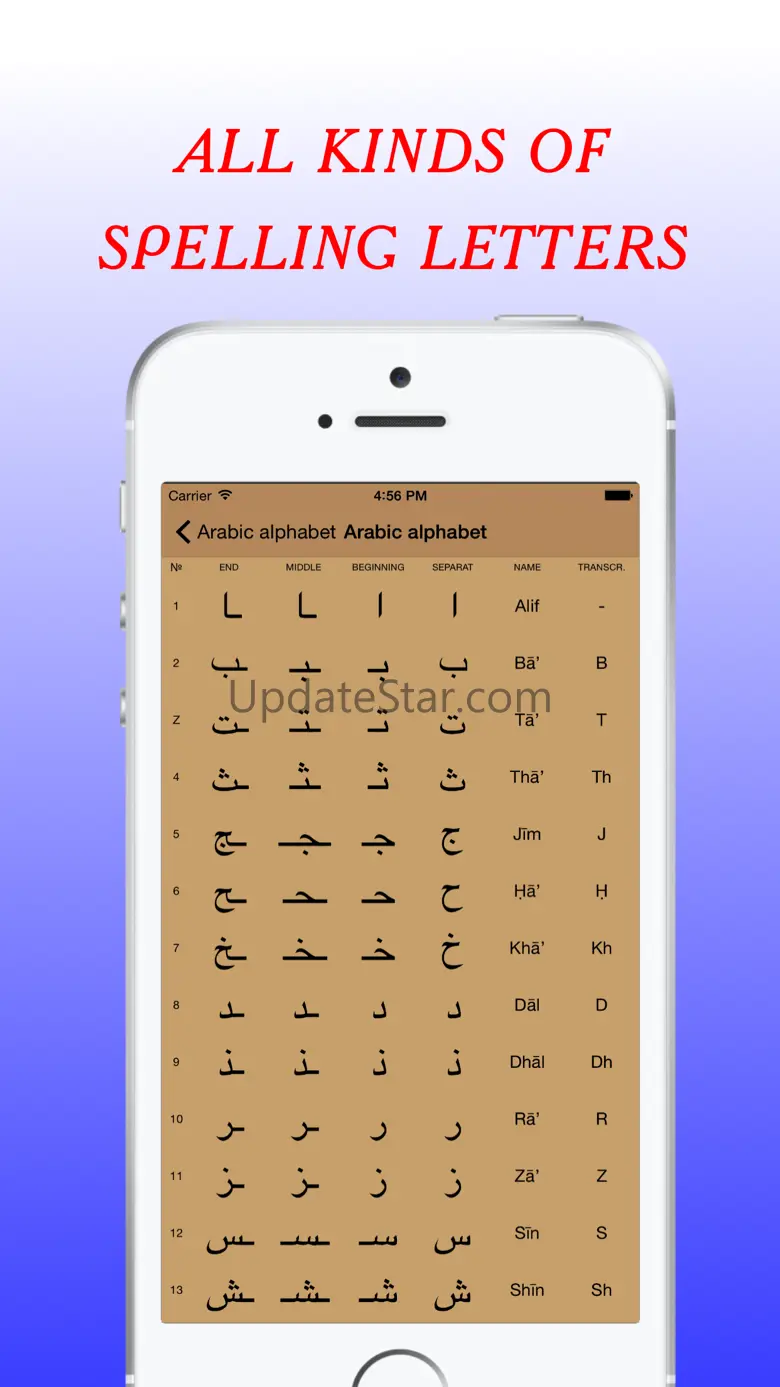 Arabic alphabet learn letters 8