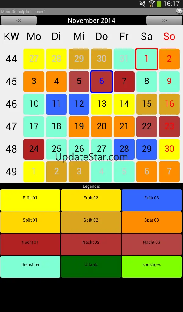 My Roster My Shift Plan 1.22i