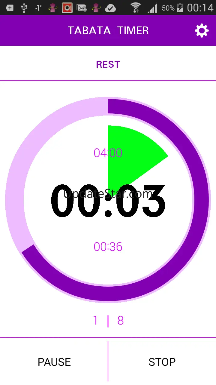 Tabata timer with music 2.3.1