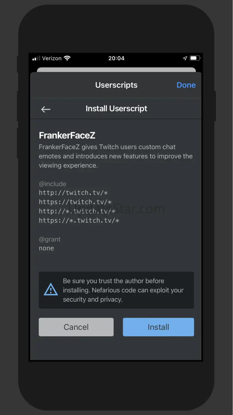 Userscripts 1.5.0