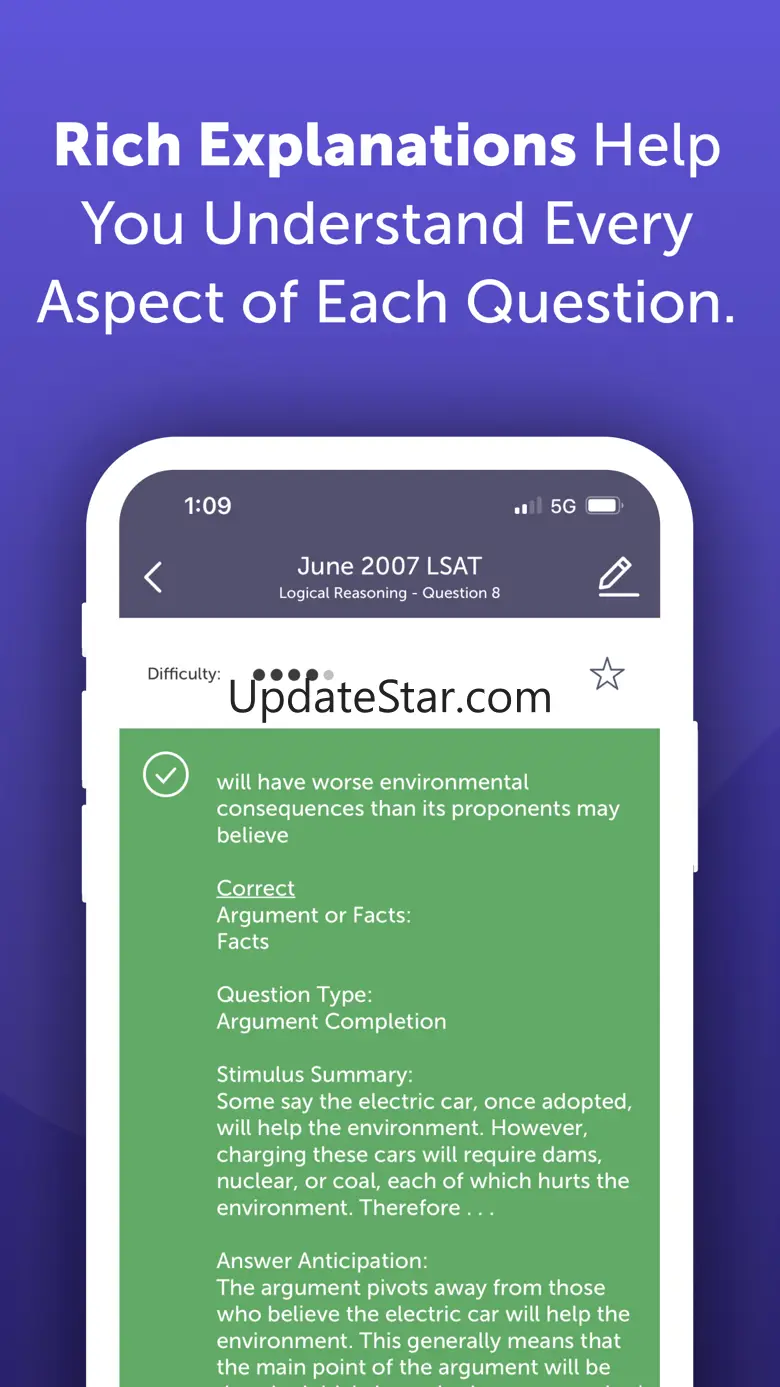 LSAT Explanations by LSATMax 2024.03