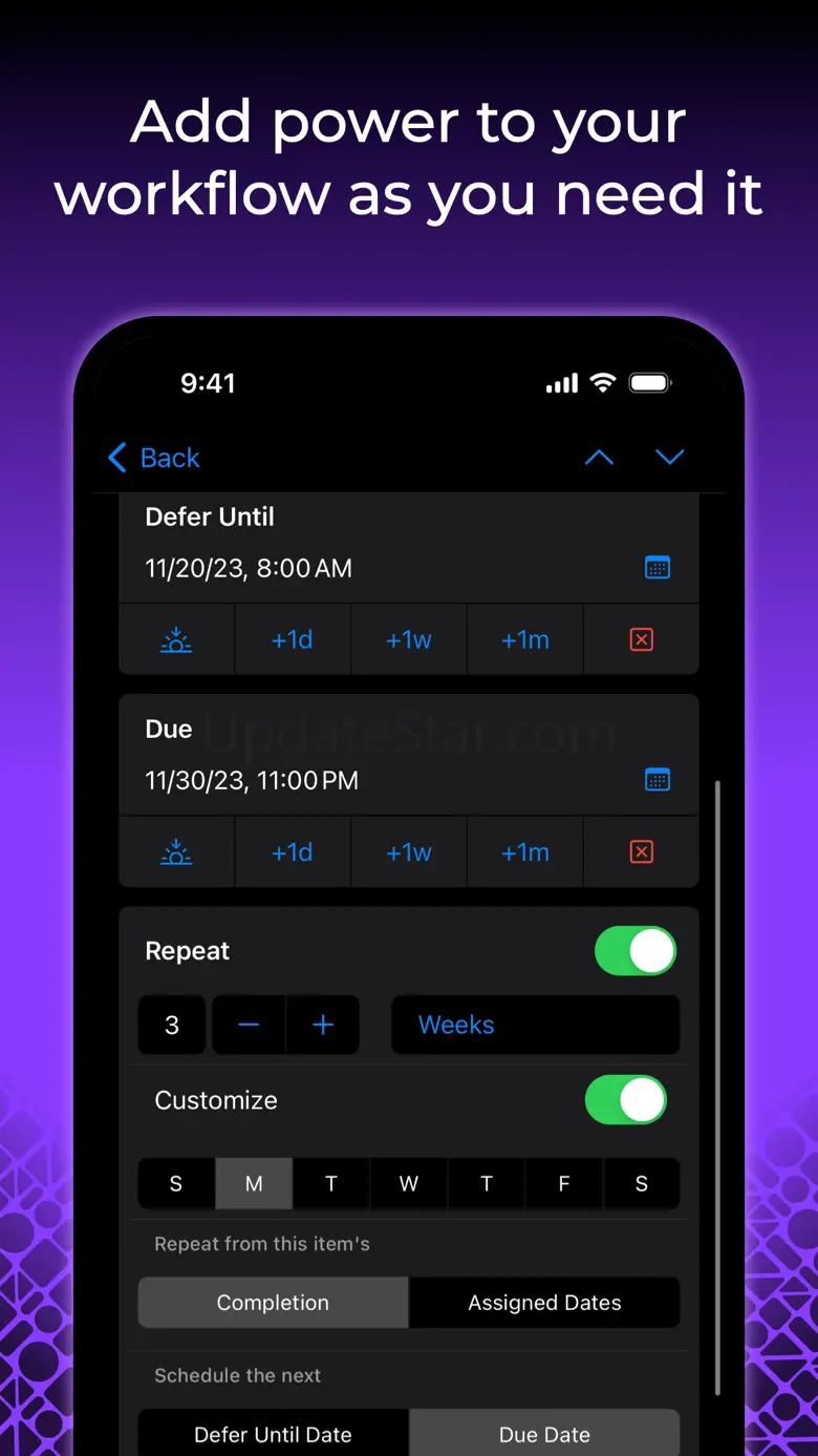 OmniFocus 4 4.3.1