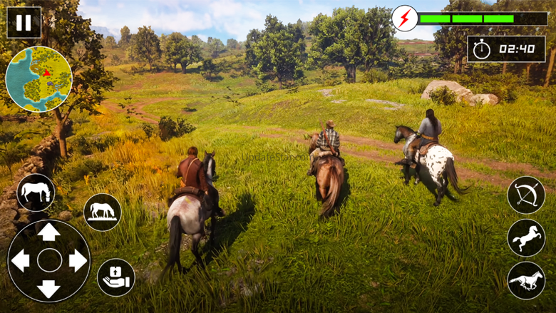 Virtual Wild Horse Racing Game 6.0