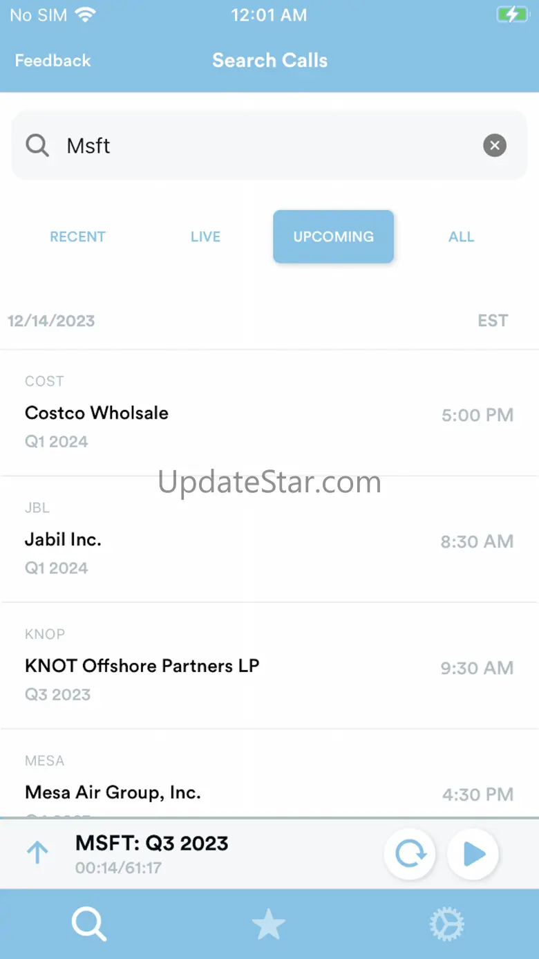 Earnings Calls 2.2.6