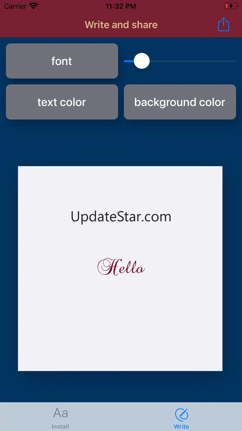Fonts calligraphy hand writing 1.0.7