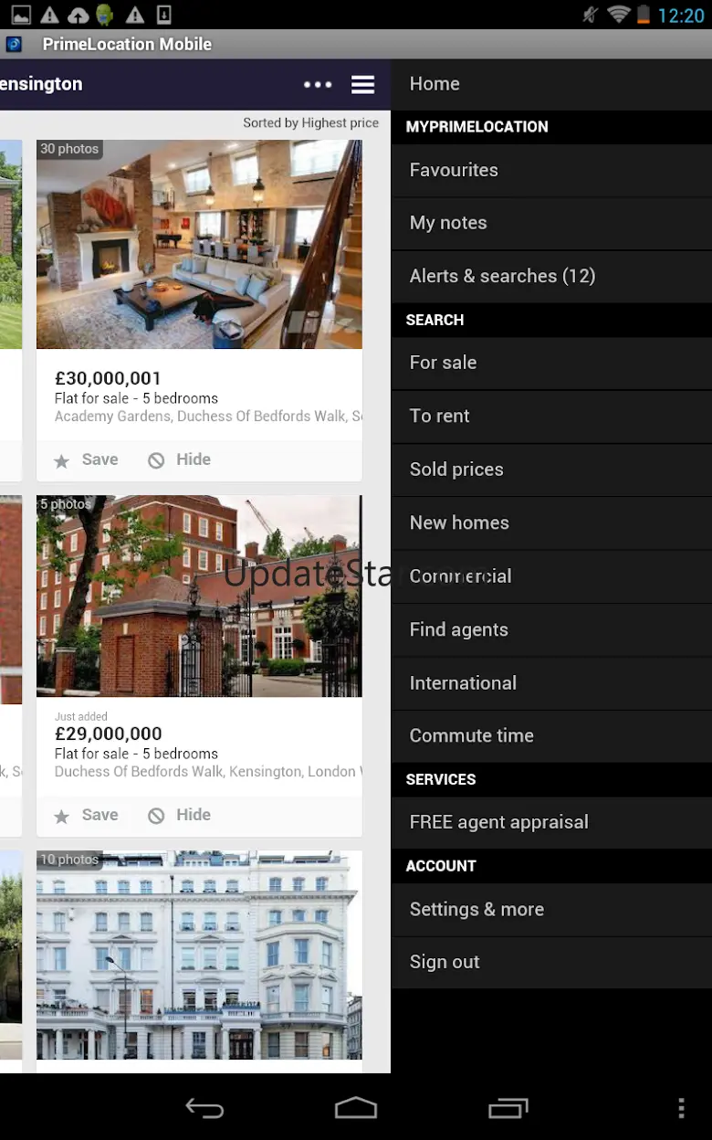 PrimeLocation Property Search: 2.5