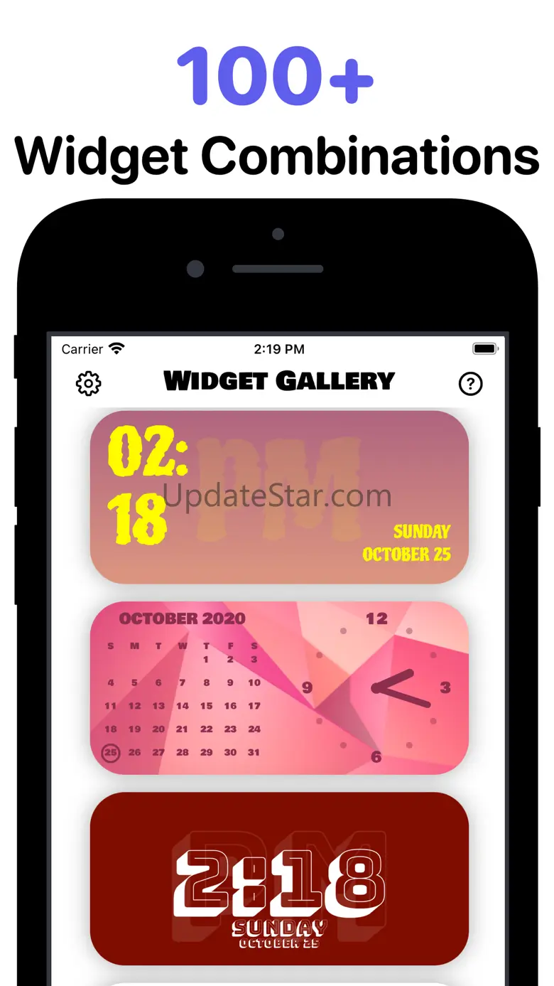 Widget: Custom Widgets Gallery 1.4