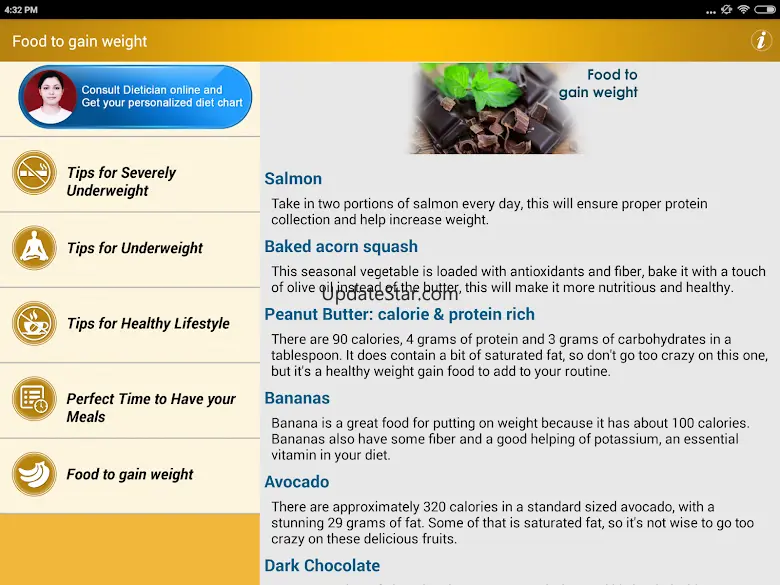 Weight Gain Diet Plan & Foods 4.6