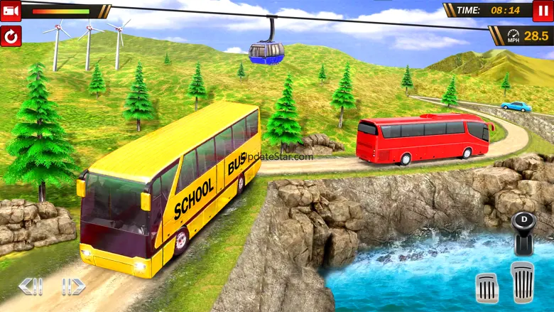 School Bus Uphill Driving 1.1