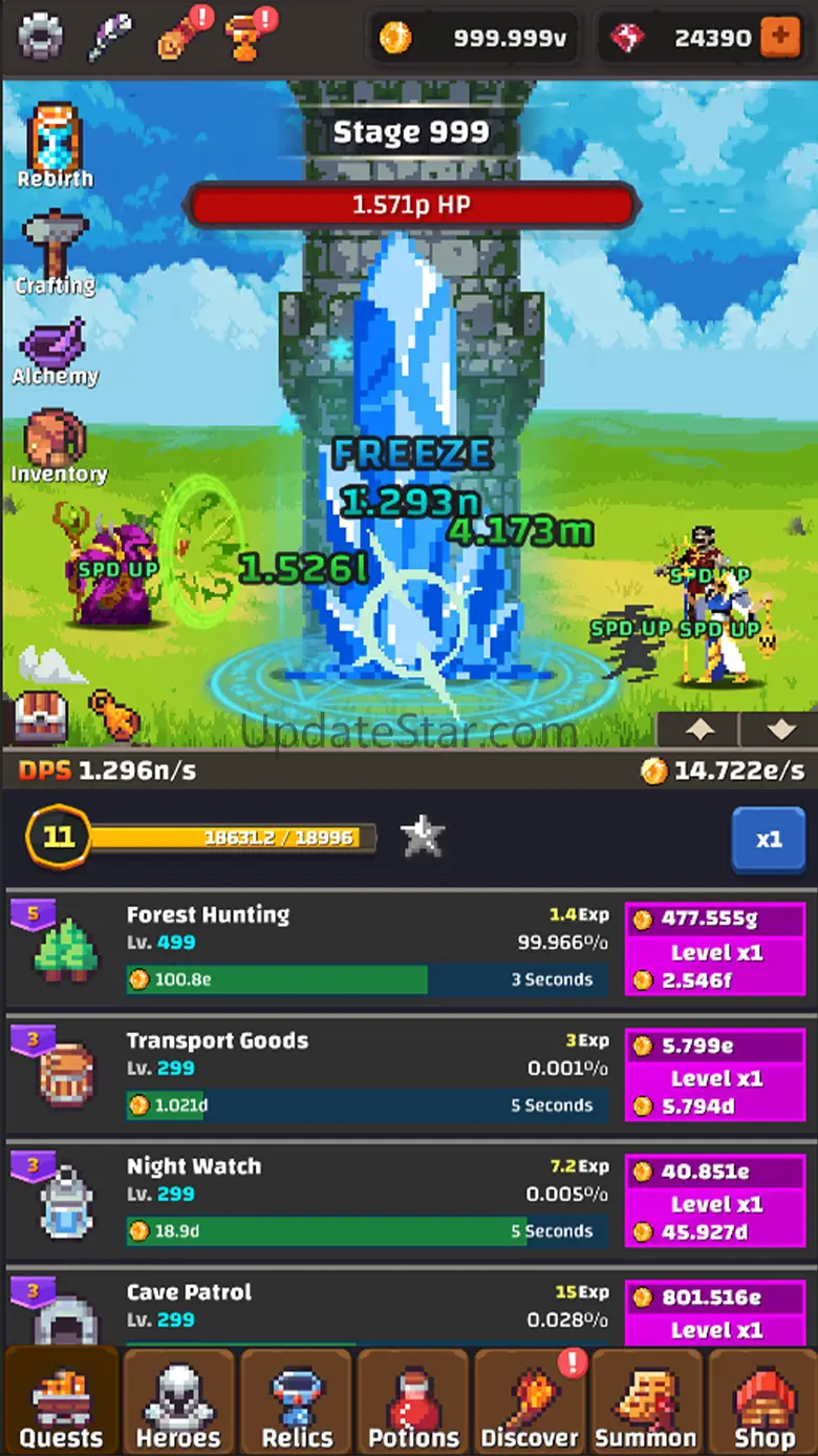 Tower Quest: Pixel Idle RPG 1.0.096