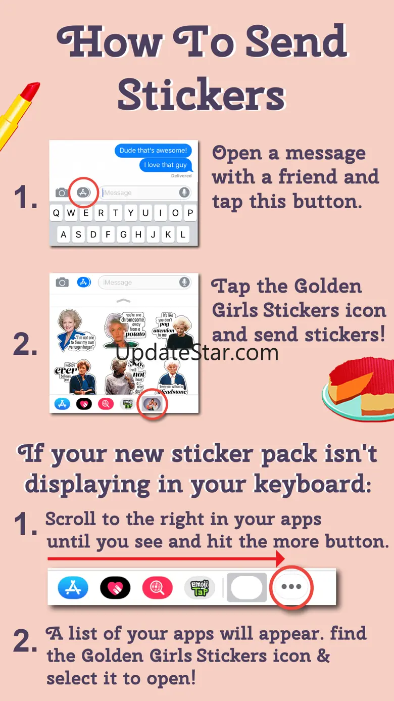 Golden Girls Stickers 1.1