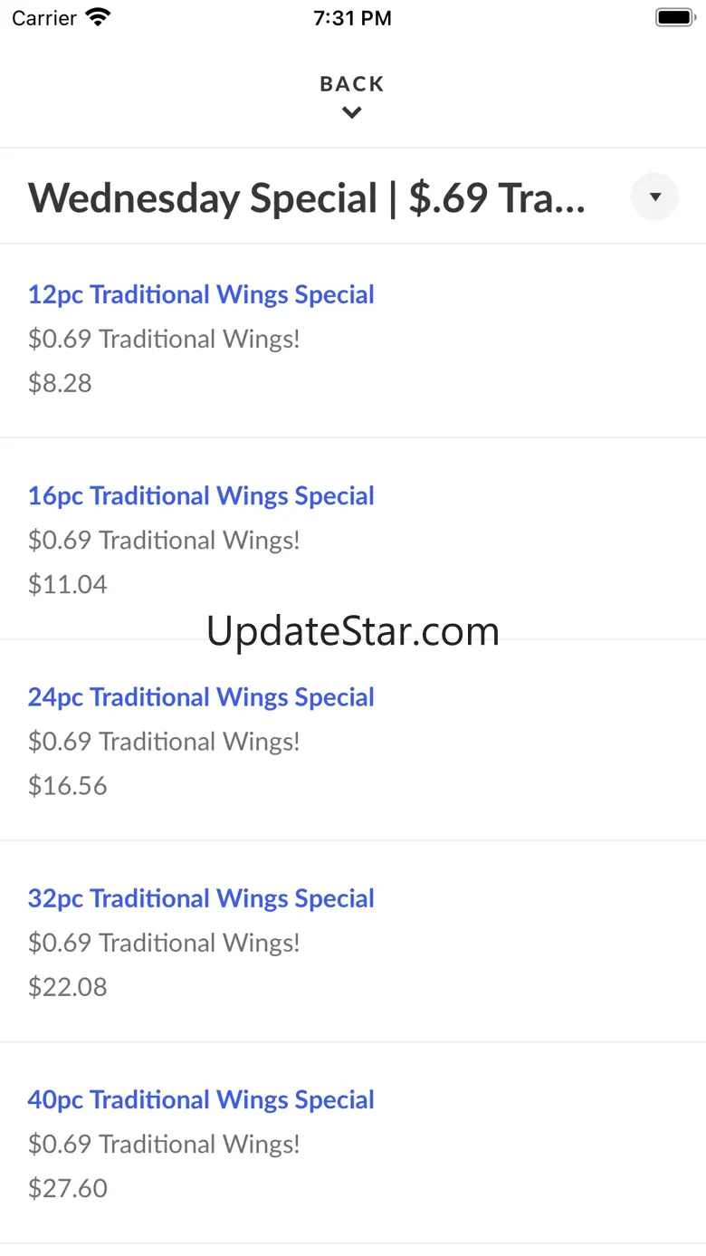 Wings To Go 3.24.0