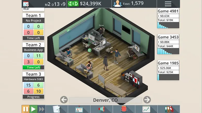 Game Studio Tycoon 3 Lite 1.3